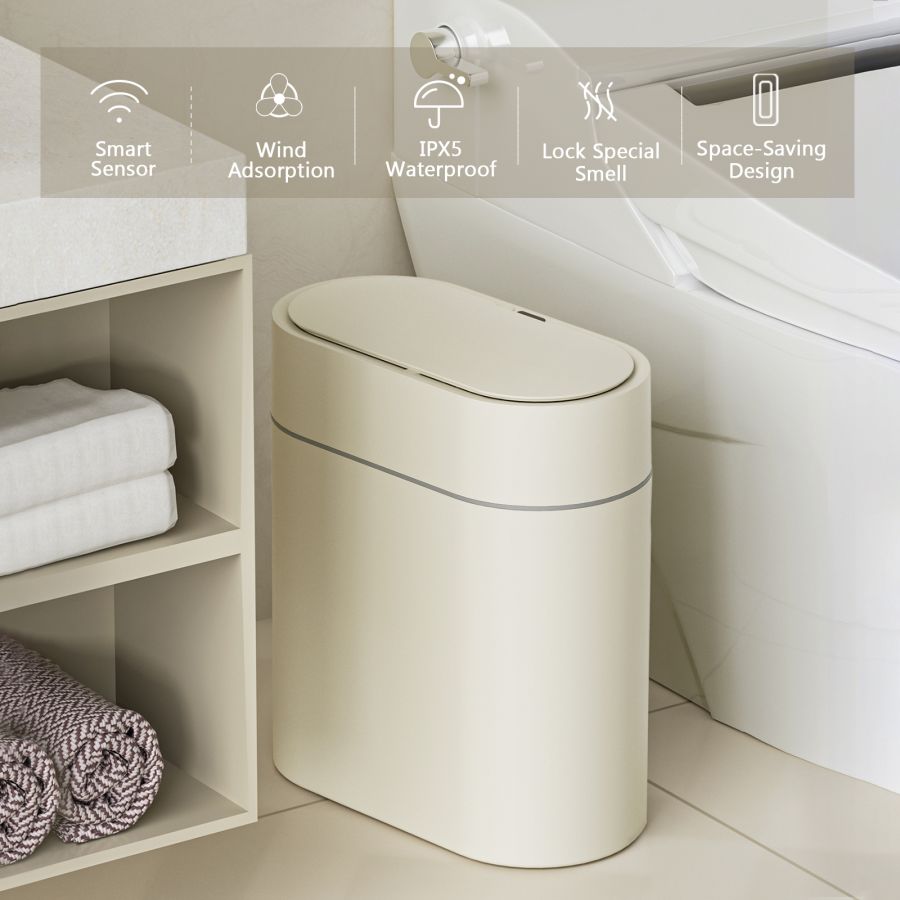 Elpheco Bathroom Trash Can