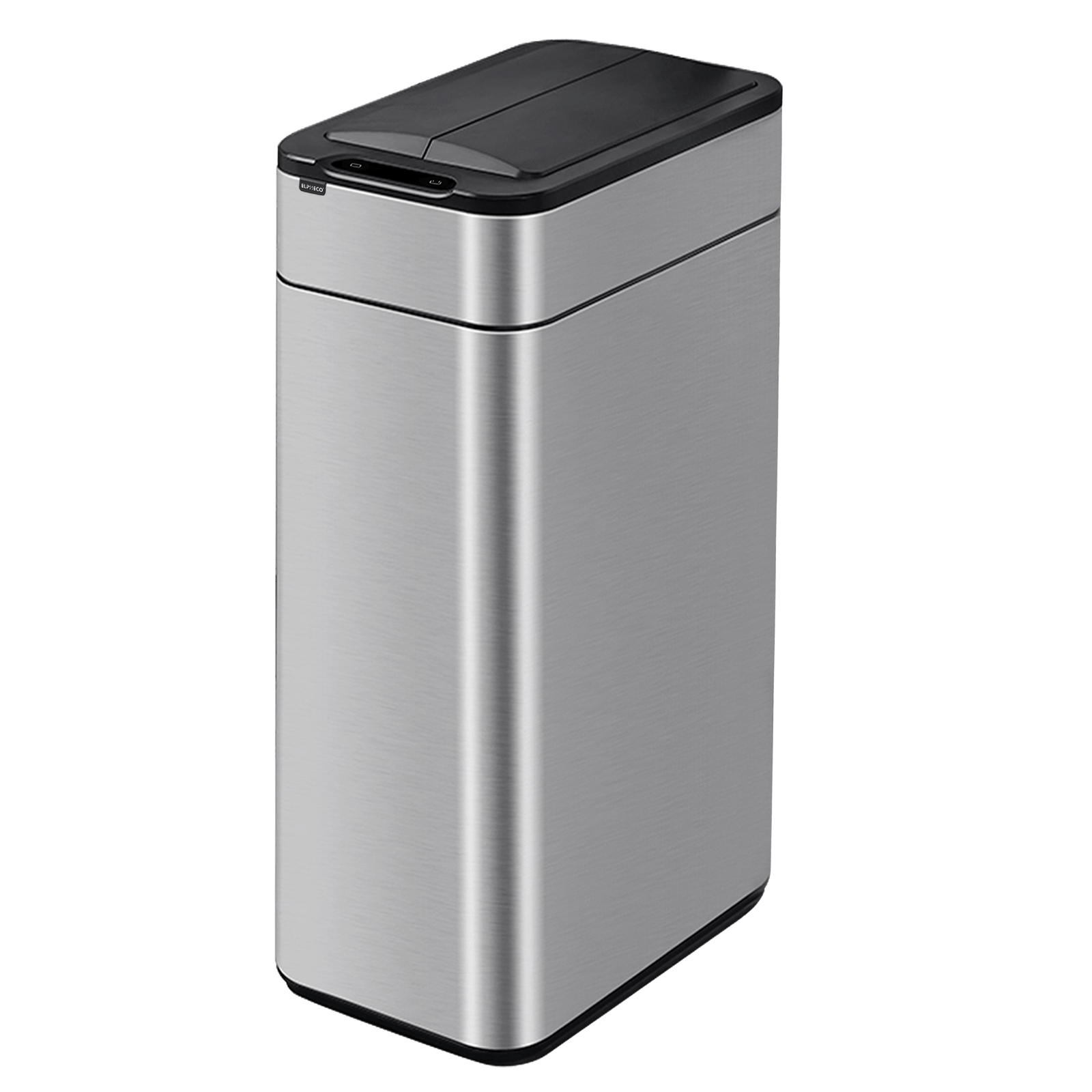 H+LUX Small Trash Can with Lid for Bathroom,Bedroom,Office,Mini Garbage can  with Foot Pedal for Small Space, Anti-Fingerprint Brushed Stainless Steel